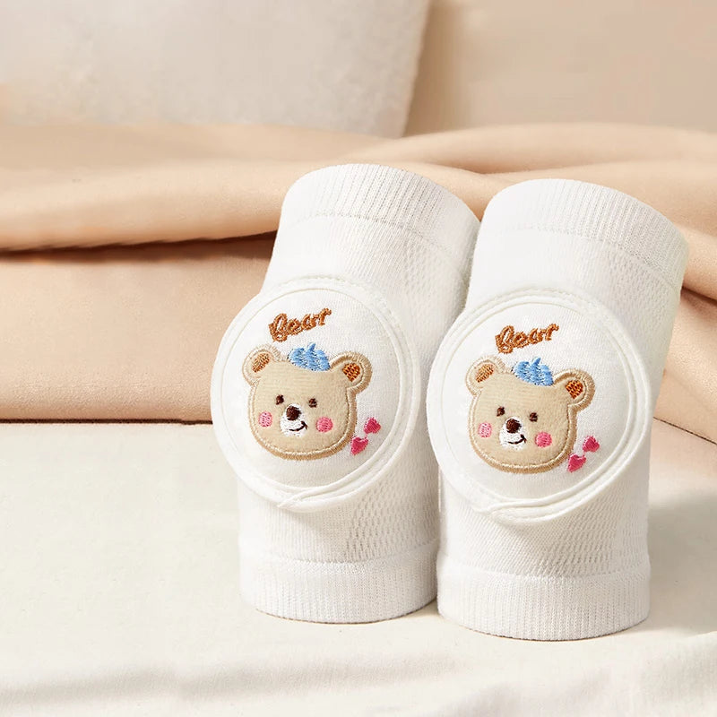 Baby Knee Pads For Crawling &ndash; Breathable Mesh Comfort Bear A / 0-4 Years Old