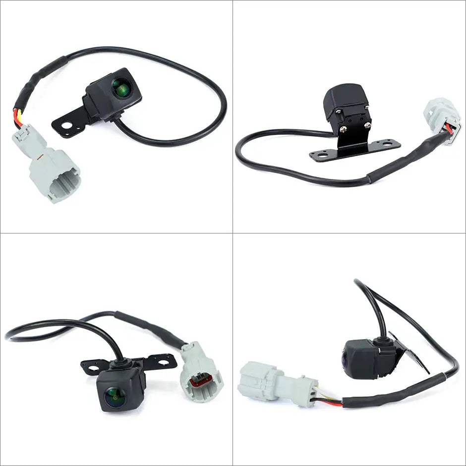 Rear View Camera with Stainless Steel Shell for Hyundai Santa Fe by InterCyprus Trading Ltd