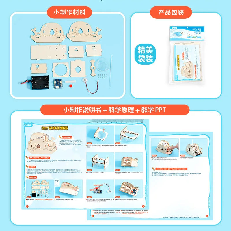 Kit Educativo de Ciência STEM para Aprender com Humidificador DIY