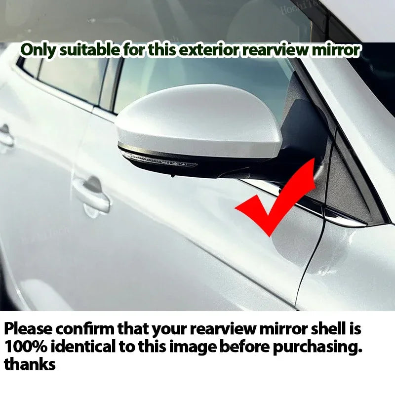 Achteruitkijkspiegel Cover Carbonvezel Look Zwart voor Renault Megane MK4 2016-2020