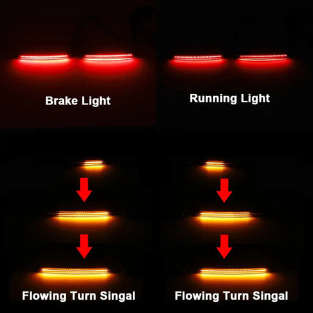 LED Saddlebag Tail Light Turn Signal Brake Running Lights for Road Glide 2014-2023 by InterCyprus Trading Ltd