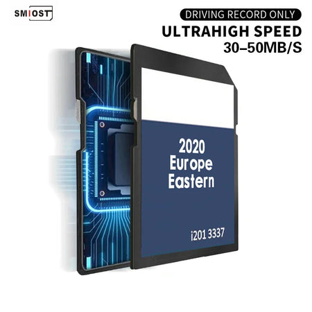 SMIOST Navigation SD Card 8GB RNS310 &ndash; Fast Map Load