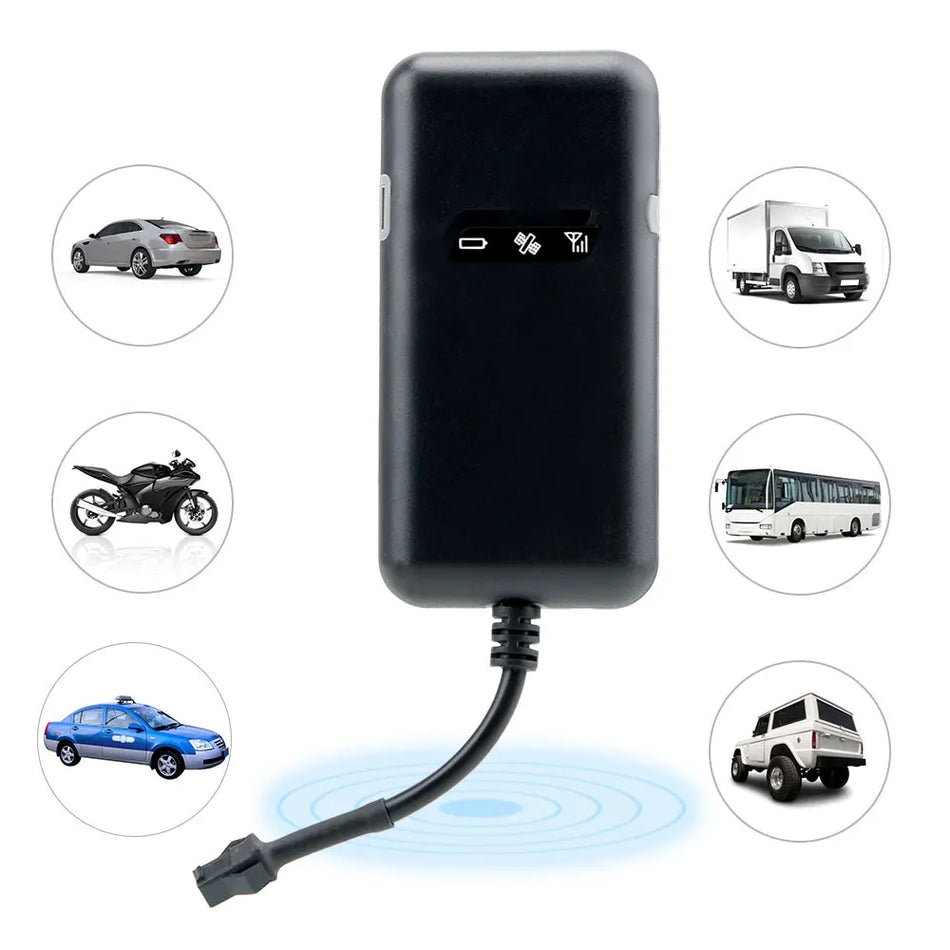 Leepee GT02A Localizzatore GPS per Auto e Moto, Posizionamento Remoto GSM, 12V/24V