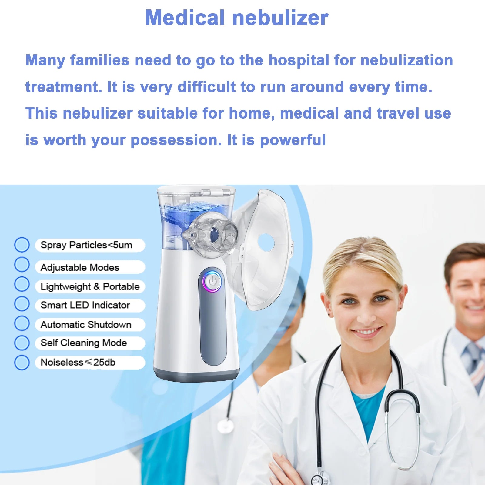 Contec Nebulizer Inhaler &ndash; Three-Stage Atomization System