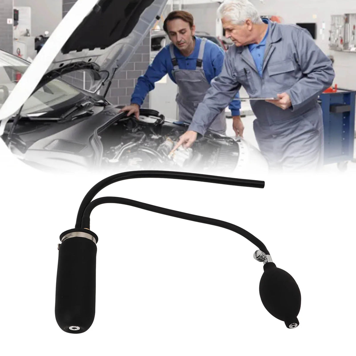 Universal Intake Adapter - Rubber Smoke Machine Bladder for Leak Detection Default Title
