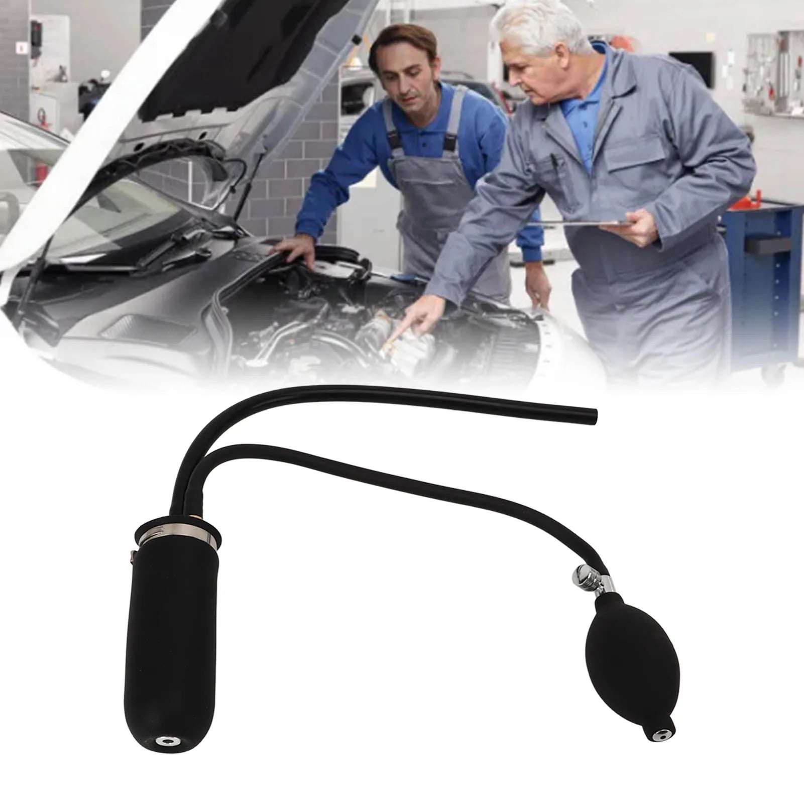 Universal Intake Adapter - Rubber Smoke Machine Bladder for Leak Detection Default Title