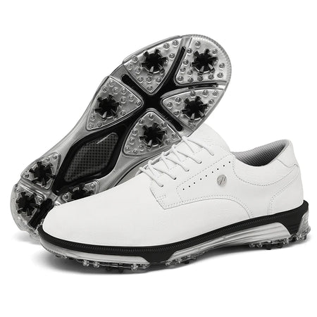 MIULIFE Men's Waterproof Golf Shoes &ndash; Ultimate Comfort for Outdoor Golfing X20 White / 40