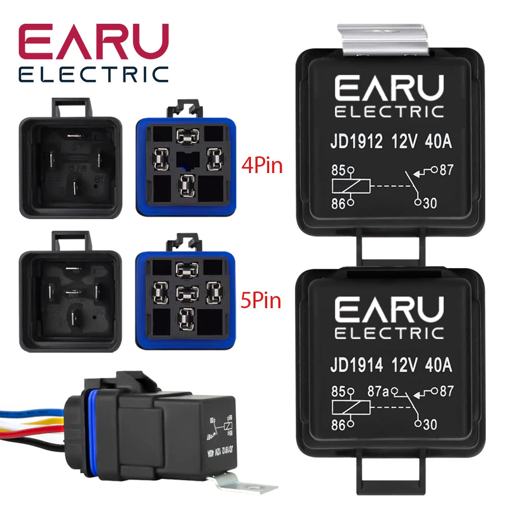 EARUELETRIC Car Relay &ndash; Waterproof Integrated Design