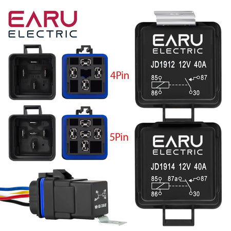 EARUELETRIC Car Relay &ndash; Waterproof Integrated Design