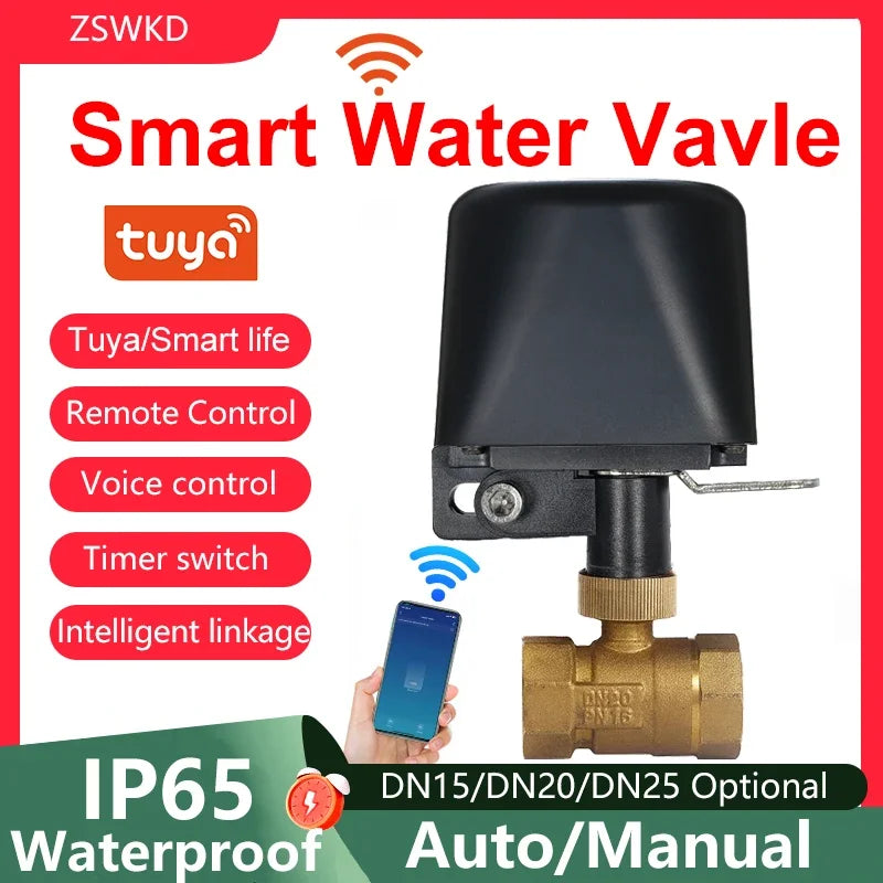 Tuya Smart Water Valve &ndash; Wireless Control With Alexa