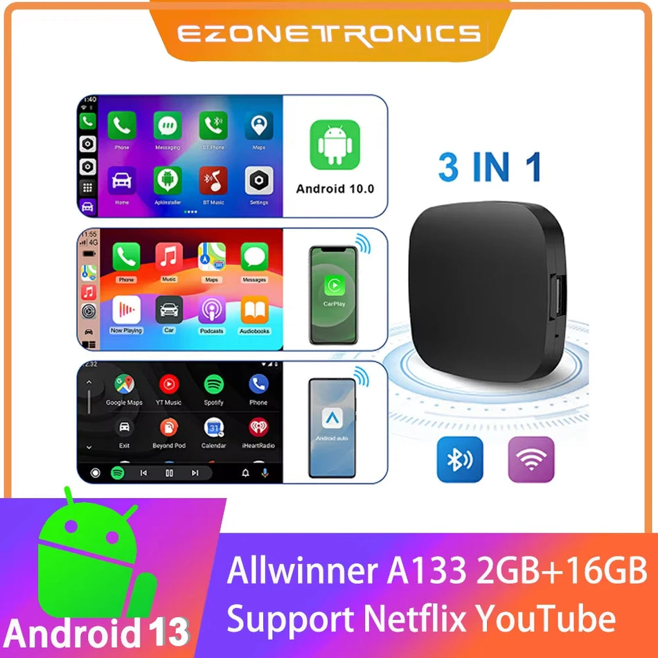 Volkswagen Golf GTI Ασύρματο CarPlay Box για Android Auto Streaming TV