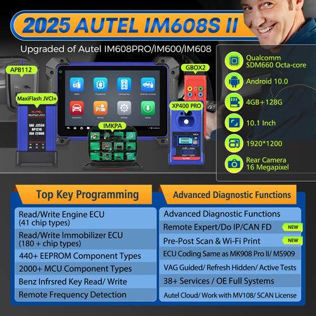 Autel MaxiIM IM608 II Pro &ndash; Key Programming And Diagnostics