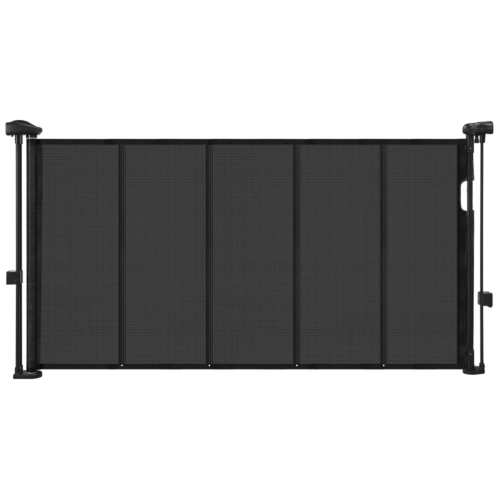 SucceBuy 55/71/110in Retractable Baby Gate &ndash; Easy Install Black / 110inch / spain
