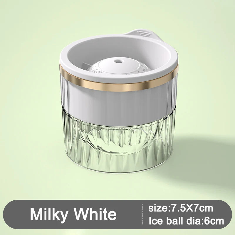 Ice Ball Mold &ndash; Eco Friendly Silicone Ice Ball Maker BIG WHITE