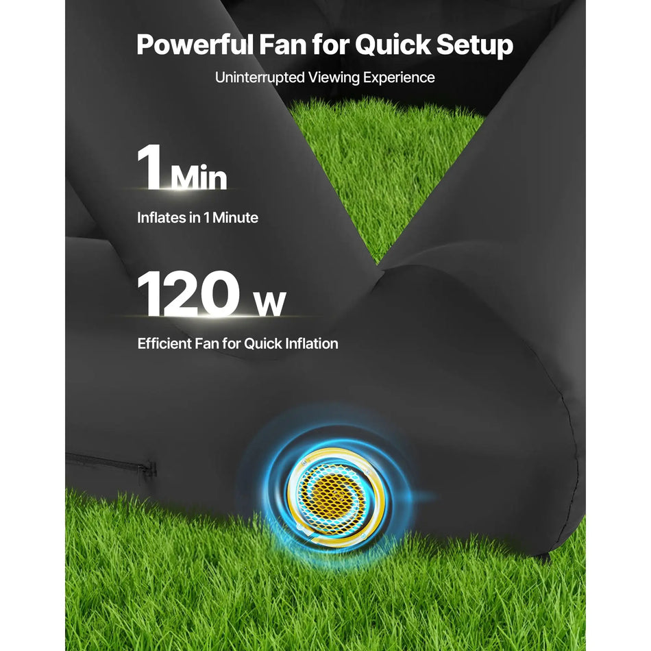 Inflatable Projector Screen 14 To 20 Ft Outdoor