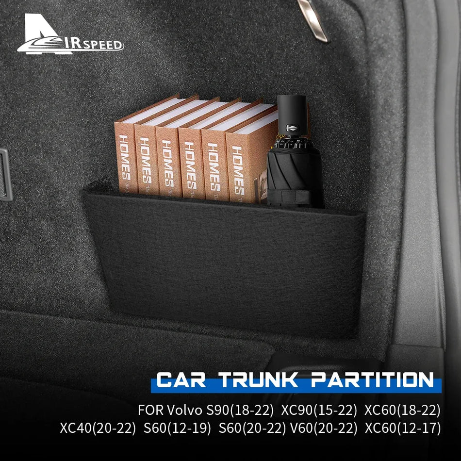 Organizator za pohranu i pregrada prtljažnika za Volvo S60 S90 V60 XC40 XC60 XC90