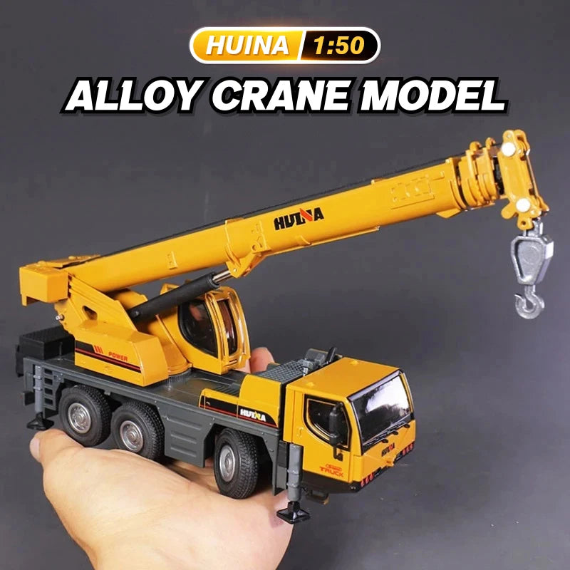 1:50 Alloy Car Model &ndash; Realistic Construction Truck for Kids