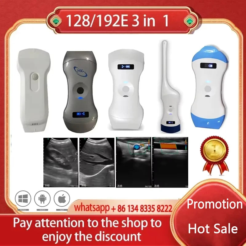 Przenośny bezprzewodowy skaner ultradźwiękowy z WiFi