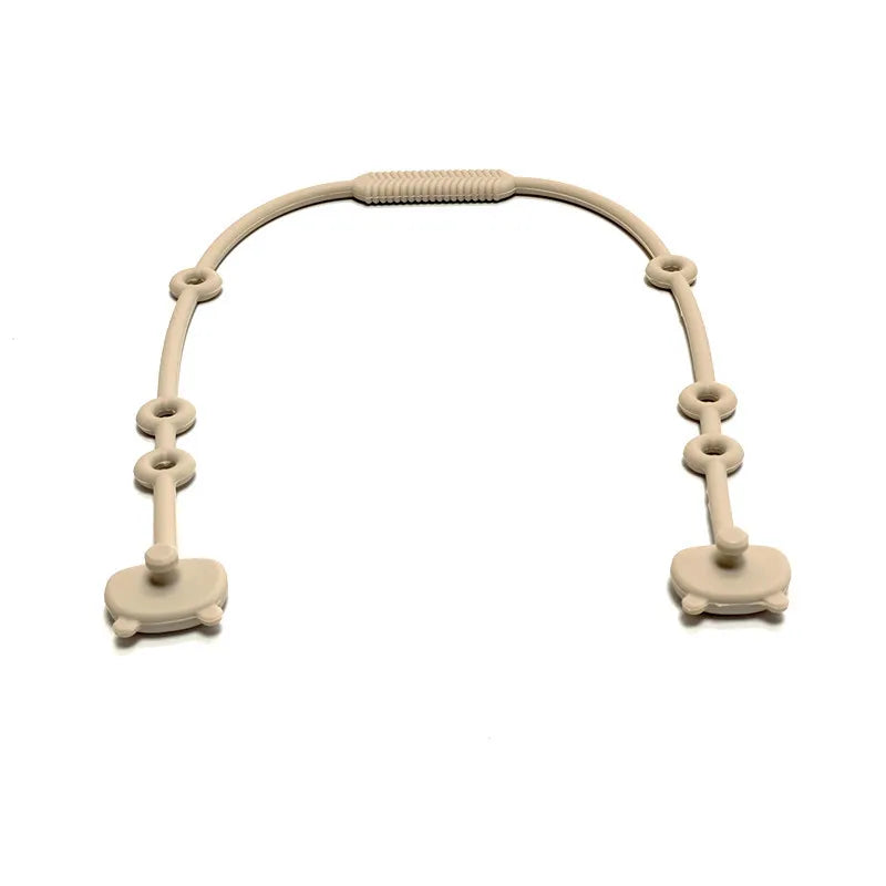 Baby Pacifier Chain &ndash; Anti-Drop Silicone Design Beige