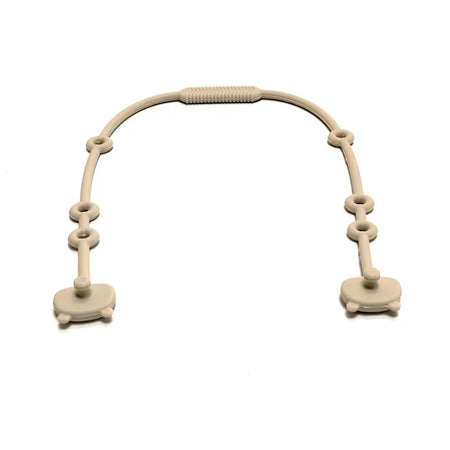 Baby Pacifier Chain &ndash; Anti-Drop Silicone Design Beige