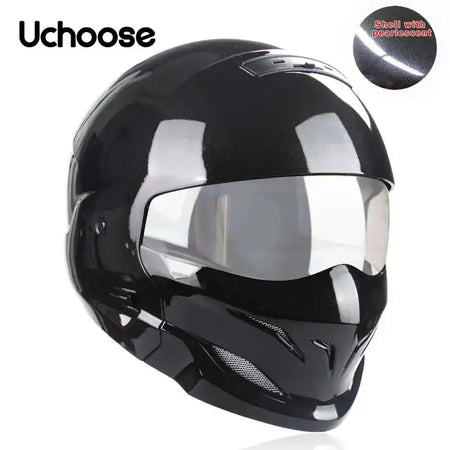 Scorpion Detachable Multi-purpose Full Face Helmet - Predator Design 8 / XXL