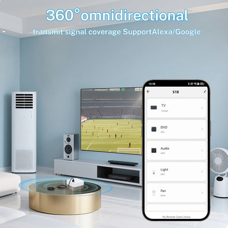 Tuya Smart WiFi IR Remote S18 &ndash; Alexa And Google Home