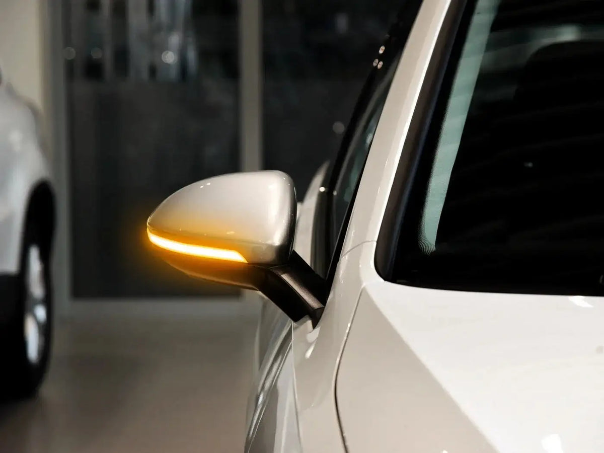 VW Golf 7.5 GTI Dynamic LED Mirror Turn Signal Blinker Yellow