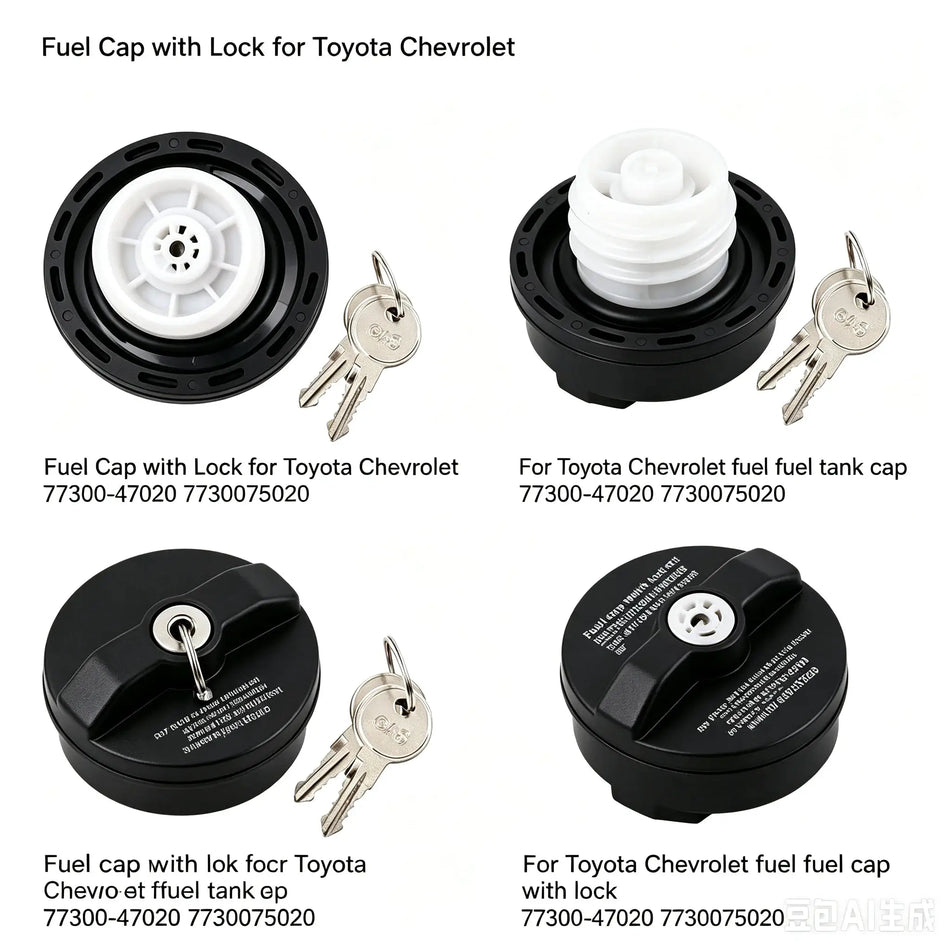 Locking Gas Cap With Key For Toyota 4Runner Tacoma Tundra FJ Cruiser by InterCyprus Trading Ltd