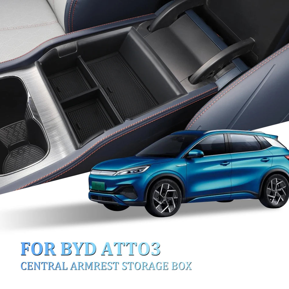 BYD Atto 3 Center Console Storage Box With ABS Plastic, Easy Install