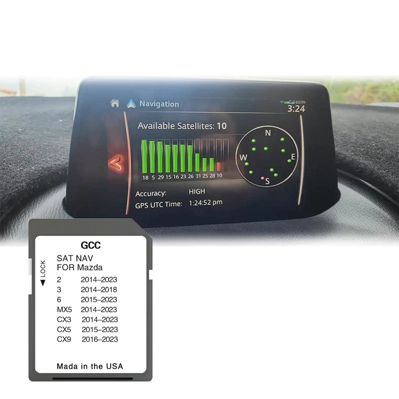 NAVINESA CX5 2015-2023 Sat Nav SD Card &ndash; Qatar Map Update
