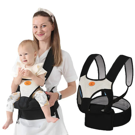 Ergonomic Baby Carrier Waist Stool and Hipseat for 3-36 Months