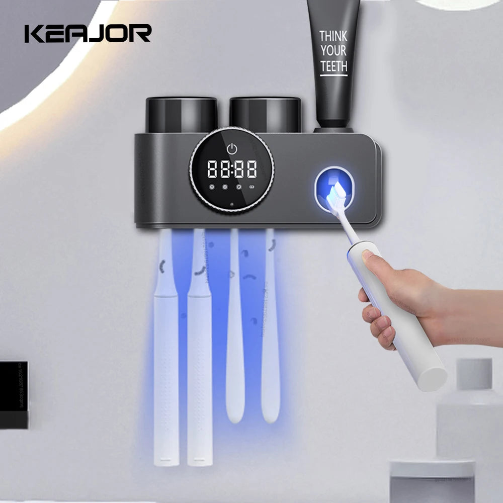 UV Toothbrush Sterilizer Holder &ndash; UV Sterilization and Drying