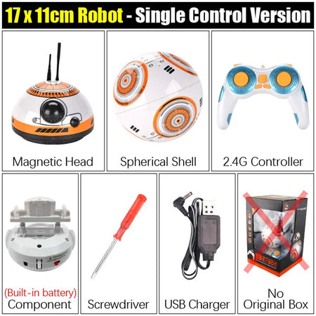 RC Robot with Gesture Control &amp; Sound Effects - Remote Controlled Toy No original box 2