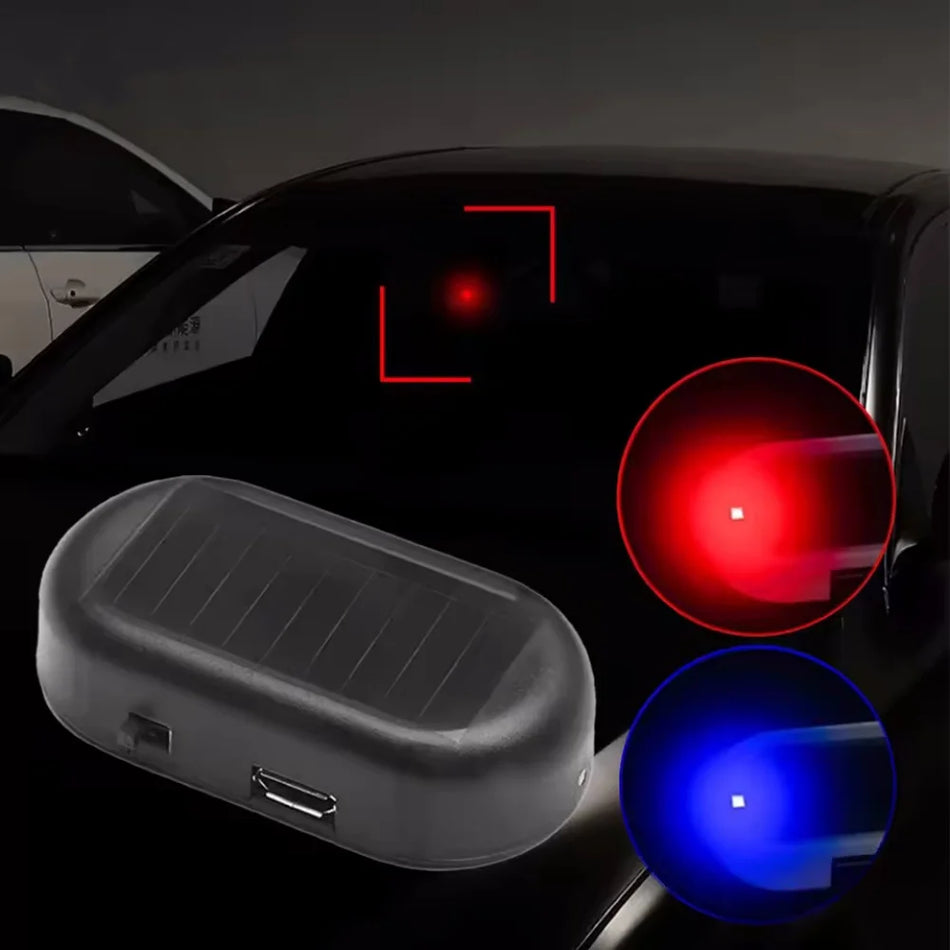 Lumière stroboscopique anti-vol alimentée par énergie solaire pour la sécurité des véhicules