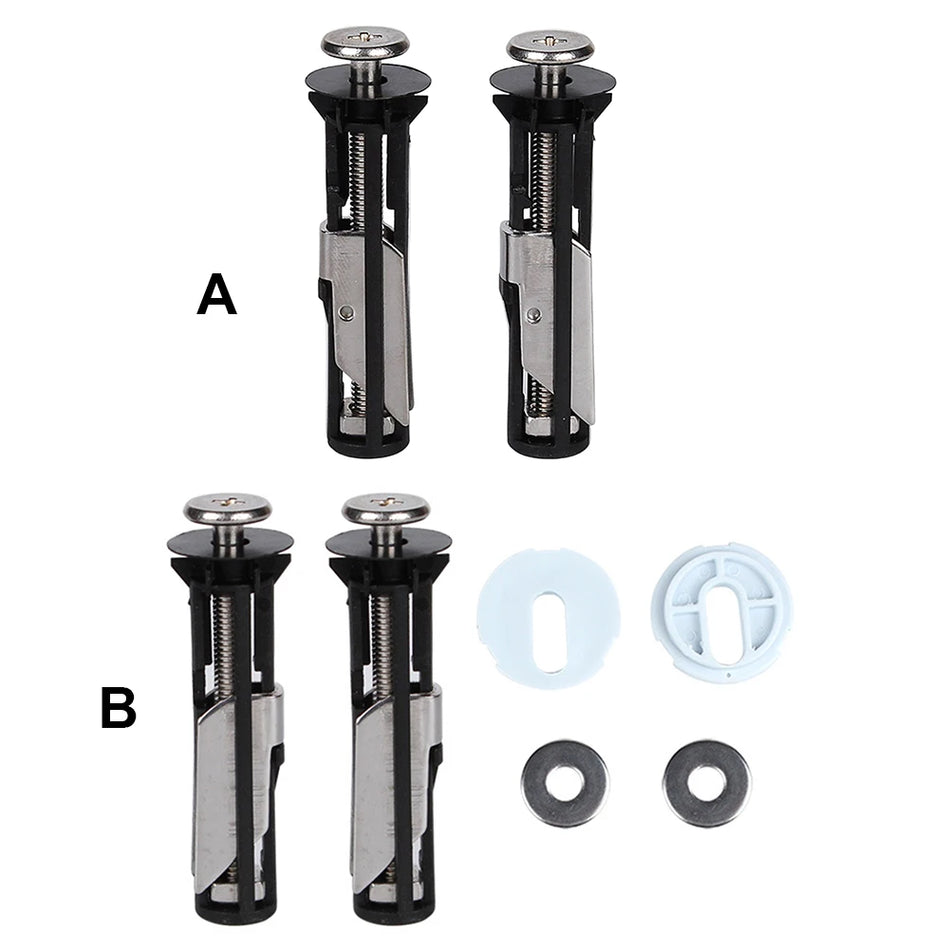 Kraftige rustfrie stål universelle toilet sæde bolte sæt