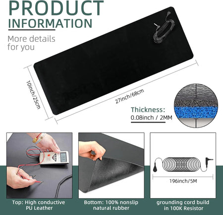 25X68CM Universal Feet Grounding Mats &ndash; Better Sleep Support