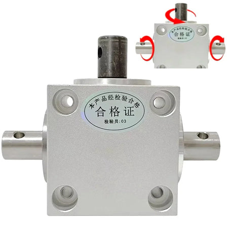 1520W-LZXQ-15 - Compact 1.5M Shaft Right Angle Gearbox 20T 3 Shaft / 15mm shaft diameter