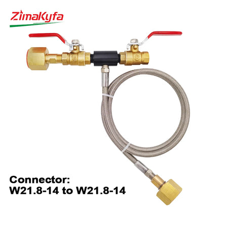 CO2 Cylinder Refill Adapter &ndash; Dual Valve CO2 Fill Station W21.8 to W21.8