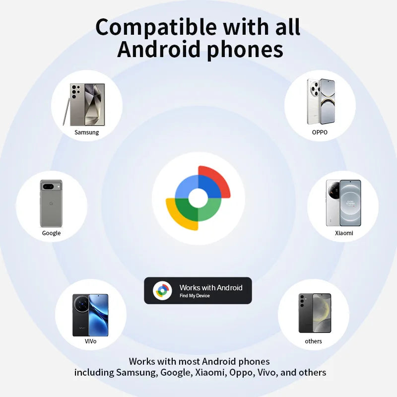 Android Airtag GPS Tracker - Universal Compatibility, Compact Size, Smart Features