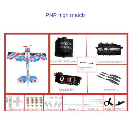 3D Mercury Fixed Wing RC Plane DIY Kit PNP  330