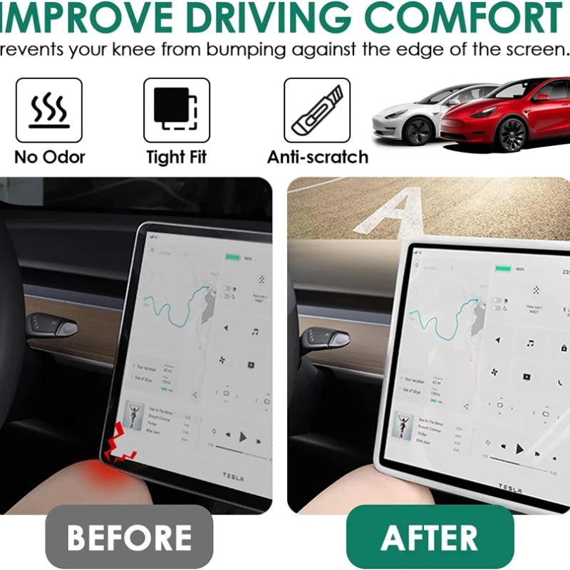 Silicone Central Control Frame Cover für Tesla Model 3 Model Y
