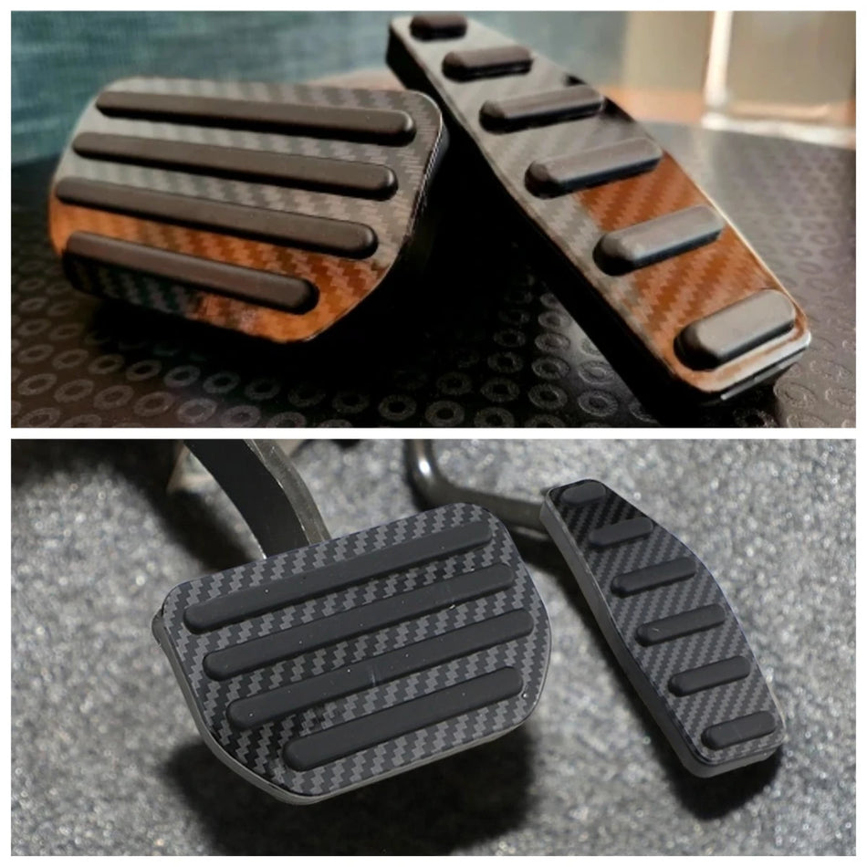Pedal Set for Suzuki Jimny JB74 JB64 Stainless Steel With Non Slip Rubber Pad Easy Fit