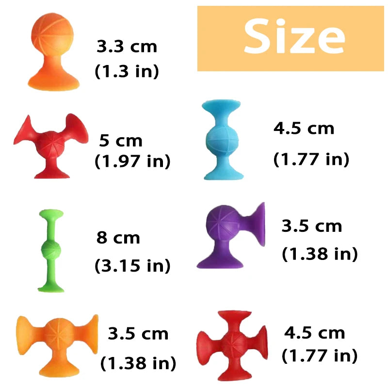 TTS00072 Soft Silicone Sucker &ndash; Decompression Dart Toy