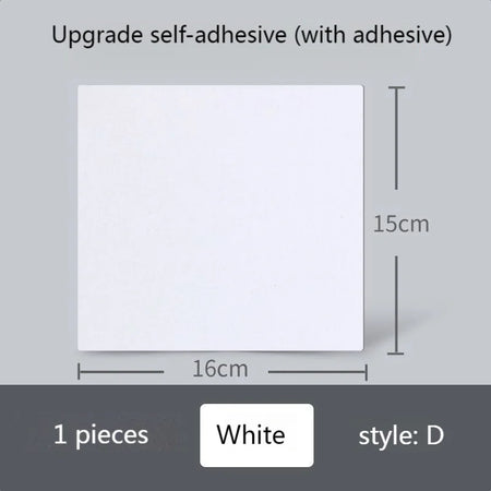 Shoe Heel Protector Adhesive Patch for Sports Sneakers White D / CHINA