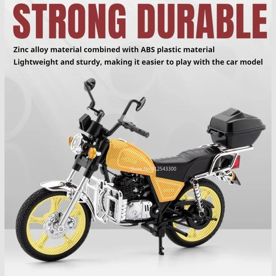 1:12 Model motocikla iz diecast kovine za Suzuki GN125 JH-70