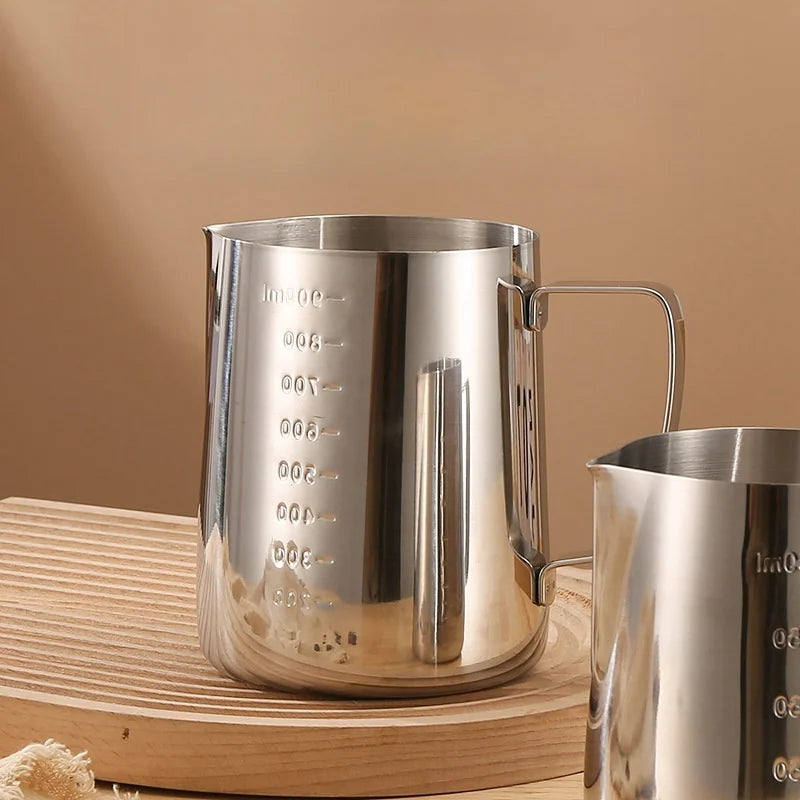 WUWANLI Coffee Latte Art Pitcher &ndash; Precision Control with Clear Scale