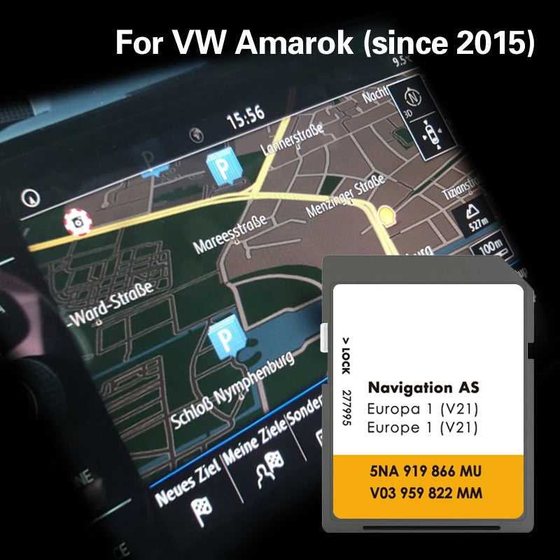 VW Amarok SD Map 32GB AS V21 &ndash; Germany Europe Navigation CHINA / for Amarok 2015