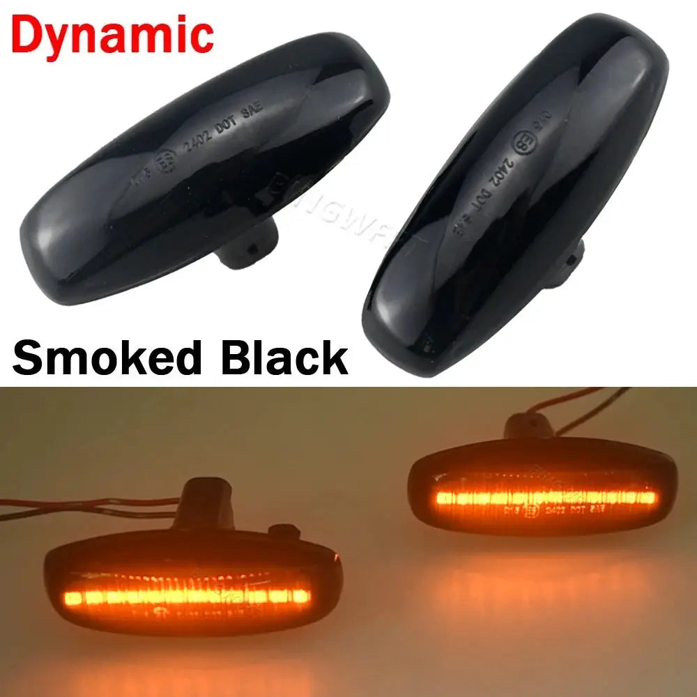 2PCS Flowing Water Dynamic LED Turn Signal Side Marker Light For Toyota Yaris Vios 2014 2015 2016 2017 2018 2019 Sequential Lamp by InterCyprus Trading Ltd