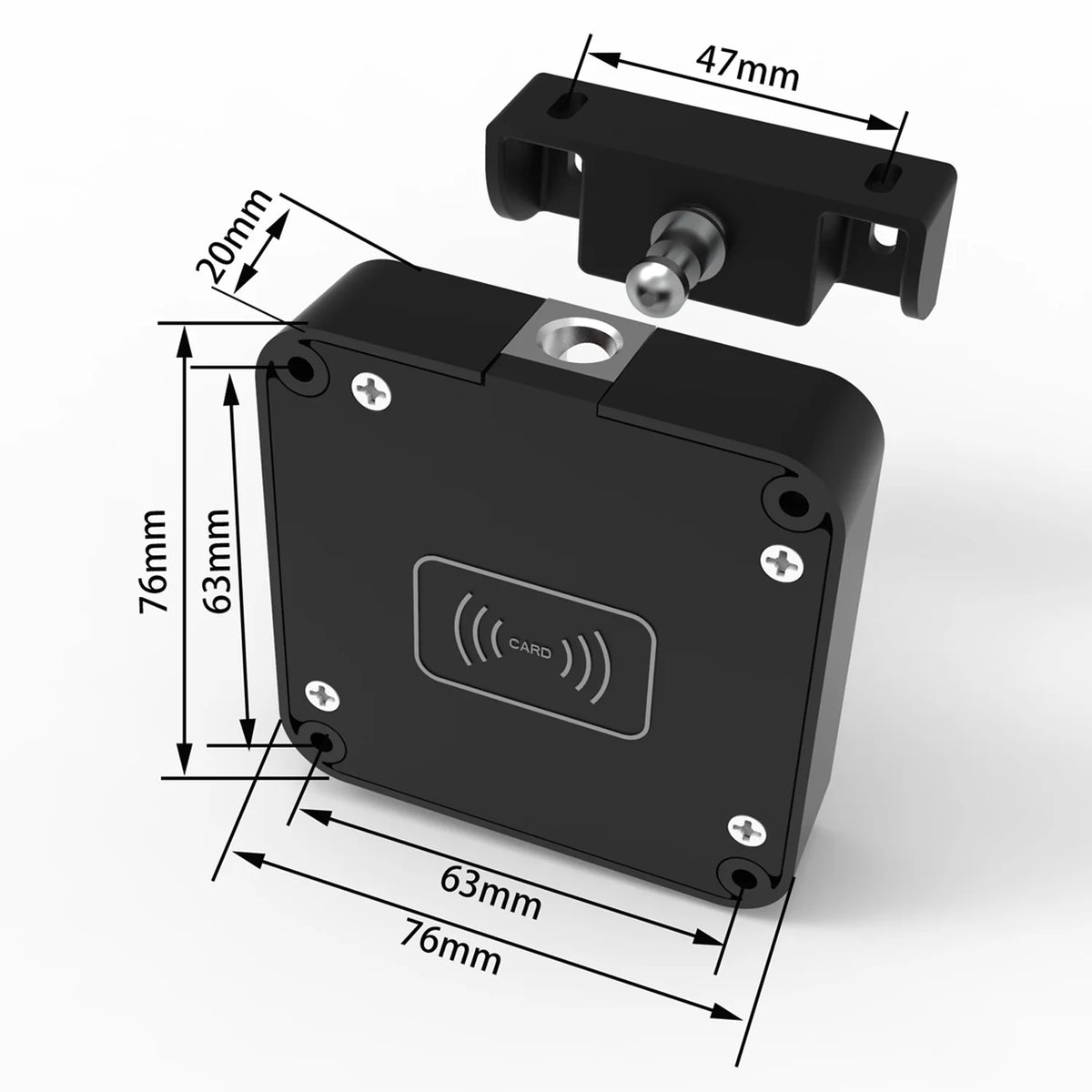 GS312-Tuya Bluetooth Cabinet Lock &ndash; Keyless NFC Unlock