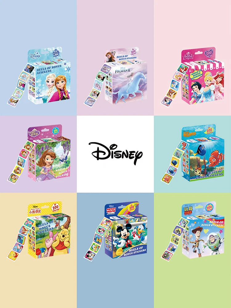 Set di adesivi principessa Disney Frozen 200 pezzi per bambini